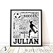 PrintChicks -Soccer Typography Personalized Print - Wall Art Decor Poster Team Gift SHIPS 1-2 DAYS ARRIVES BEFORE CHRISTMAS!