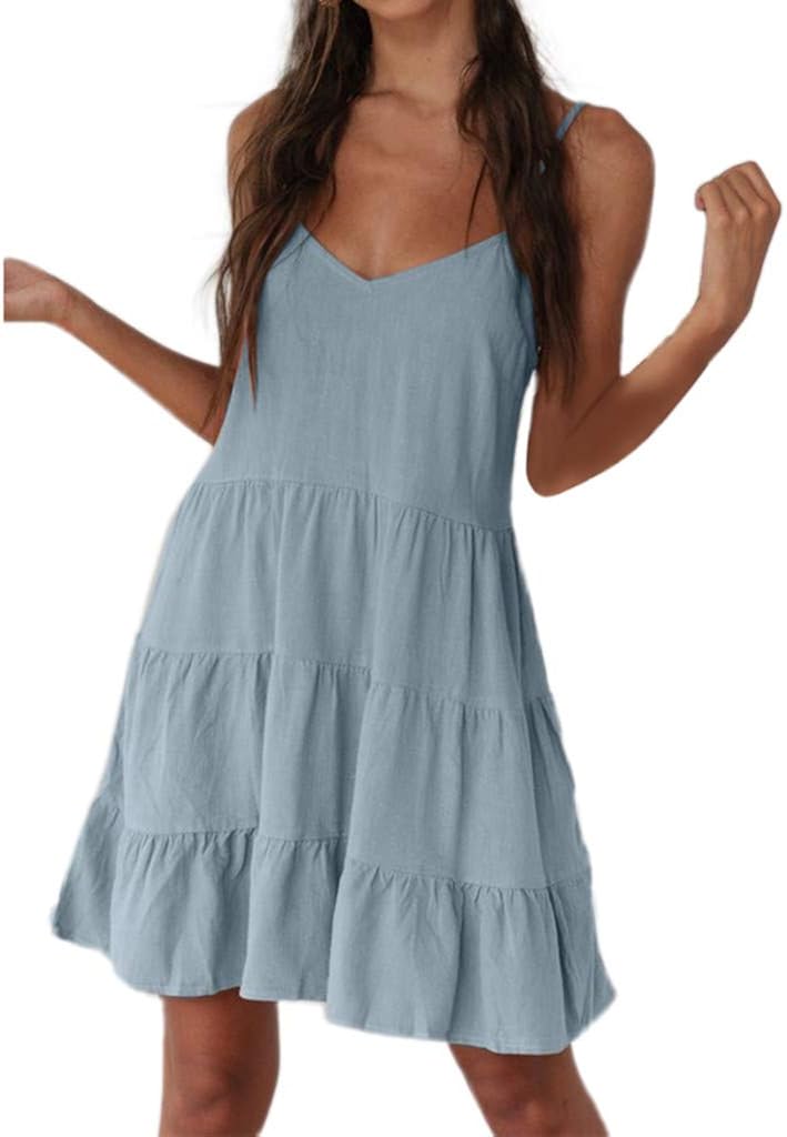 spaghetti strap dress over t shirt