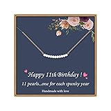 Turandoss 11 Year Old Gifts - Dainty Pearl Necklace