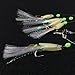 Fishcm Luminous Fishing Rigs Glow Soft Fish/Shrimp Lure Saltwater/Freshwater Fishing Bait Rigs (Simulation Fish Rigs)
