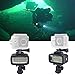 Mcoplus 40m/130ft Rechargeable Diving Light Dimmable Waterproof Video LED Light 6W 20 LEDs 700LM with 1900mAh for Gopro HTC XIAOYI SJ5000 SJ6000 & Other Action Camera &DSLR Camera