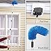 Collections Etc Multi-use Telescopic Gutter Cleaner with Bristle Brush and Pad Head and Extendable Plastic Handle