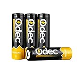 Odec 18650 Battery, 2600mAh 18650 Rechargeable Batteries 3.7V Lithium for Headlamps, Flashlights Button Top (4 Pack)