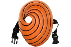 ninja Mask Akatsuki Tobi Uchiha Obito Madara latex Mask Halloween Masquerade Party Anime Cosplay Mask Props