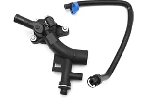Vkinman 25193922 Car Coolant Housing Water Outlet with Sensor Hose, Robust Engine Coolant Housing Water Outlet, Replacement f