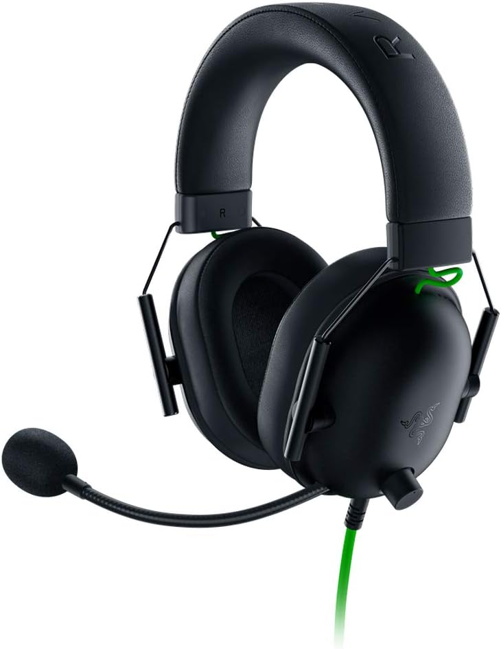 Razer BlackShark V2 X Wired Gaming Headset with Mic 7.1 Surround 50mm