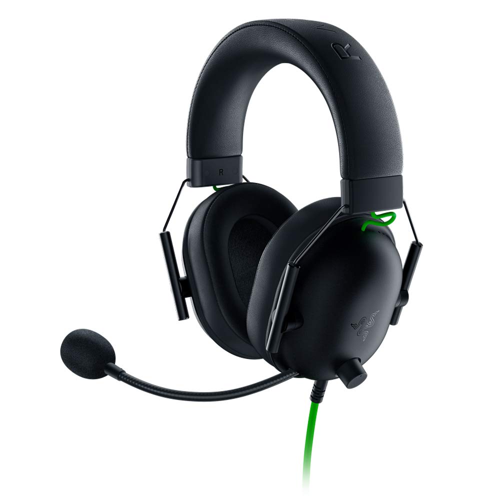 Razer Blackshark V2 X Wired Gaming On Ear Headset - Black|7.1 Surround Sound-50Mm Drivers-Memory Foam Cushion-For Pc,Ps4,Ps5,Switch,Xbox One,Xbox Series X|S,Mobile-3.5Mm Audio Jack-Rz04-03240100-R3M1