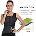 HOPLYNN Sauna Sweat Vest Waist Trainer Corset Trimmer Shaper Belt for Women, Neoprene Waist Cincher Stomach Tummy Shaper Black Small