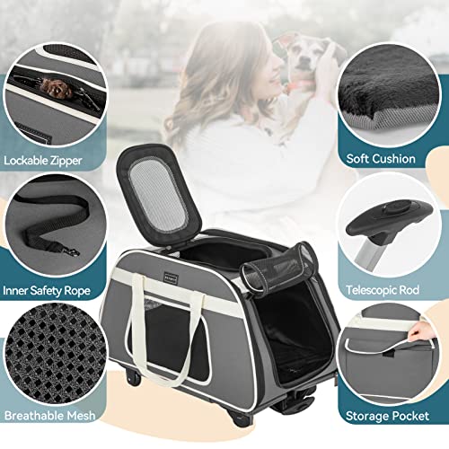 Petsfit Pet Carrier with Removable Wheels Pricepulse
