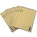 Hybsk(TM) 10 pcs Sheets Envelope Postcard Letter Stationary Storage Paper AirMail Vintage (Tan)