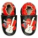 Momo Baby Infant/Toddler Rock Guitar Soft Sole Leather Shoes