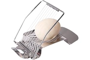 Slicer for Hard Boiled, Stainless Steel Wire, Heavy Duty Aluminium Cutter Dishwasher Safe for Strawberry Soft Fruit