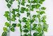KissDate 82 Ft 12 Pack Artificial Flowers Silk Fake Vine Hanging Plant Green Leaves Garland Home Garden Wall Wedding Party