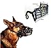 Basket Cage Dog Muzzle Size 1 -XX SMALL - Adjustable Straps - BLACK, by Downtown Pet Supply