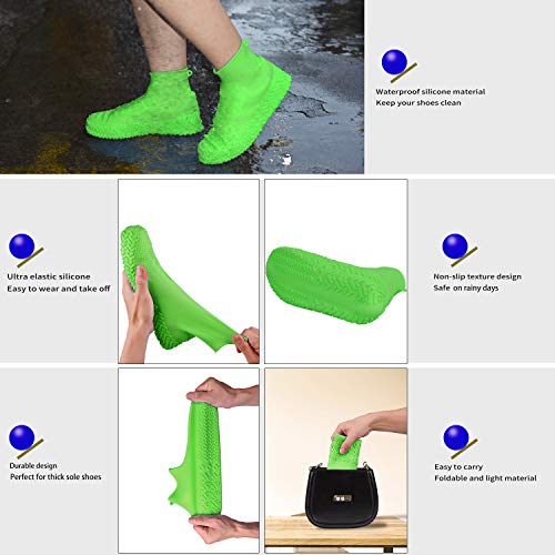 image for Daywin Waterproof Shoe Covers Versatile Overshoes for Rain, Mud, Beach