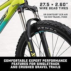 Mongoose Tyax Expert Adult Mountain Bike, 27.5-Inch