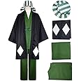 ETEBAS Urahara Kisuke Cosplay Costume Outfit Kimono Uniform Cloak Anime Full Set With Hat Suit