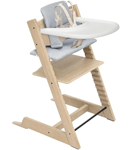 Amazon.com : Stokke Tripp Trapp Oak High Chair 2, Natural