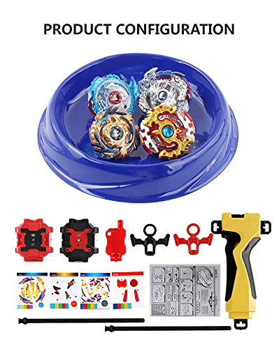 Bay Battle Burst Avatar Attack Battle Set with Two String Launcher and Grip Starter Set…