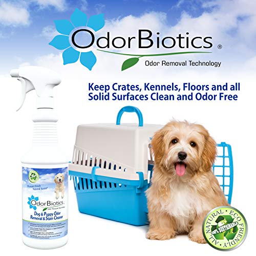 image for OdorBiotics Pet Stain & Odor Remover - Use for Dog Bedding Playpens Cr