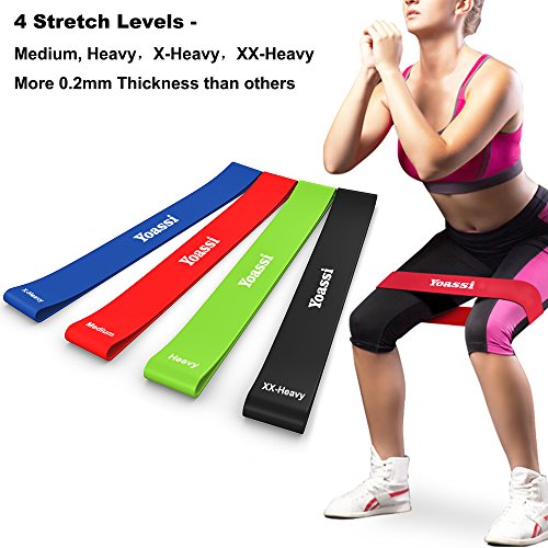 Yoassi Heavy to XXHeavy Thicker Resistance Bands Extra Long Fitness
