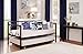DHP Universal Metal Trundle Frame with Locks, Fits Most Twin Size Daybeds, Black