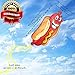 AGREATLIFE Huge Hotdog Kite: Best Kite for Kids and Adults with String, Spool and eBook