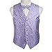 Epoint EGE1B.01 Exporters Waistcoat Paisley Microfiber Vest Pre-tied Bow Tie