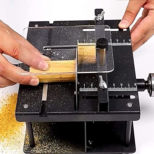 Tragbare Tischkreissäge , DIY-Modell-Tischsäge, tragbarer Säge-Tisch, Schnitttiefe 35mm, mit Winkelführungsschiene… – Bild 7
