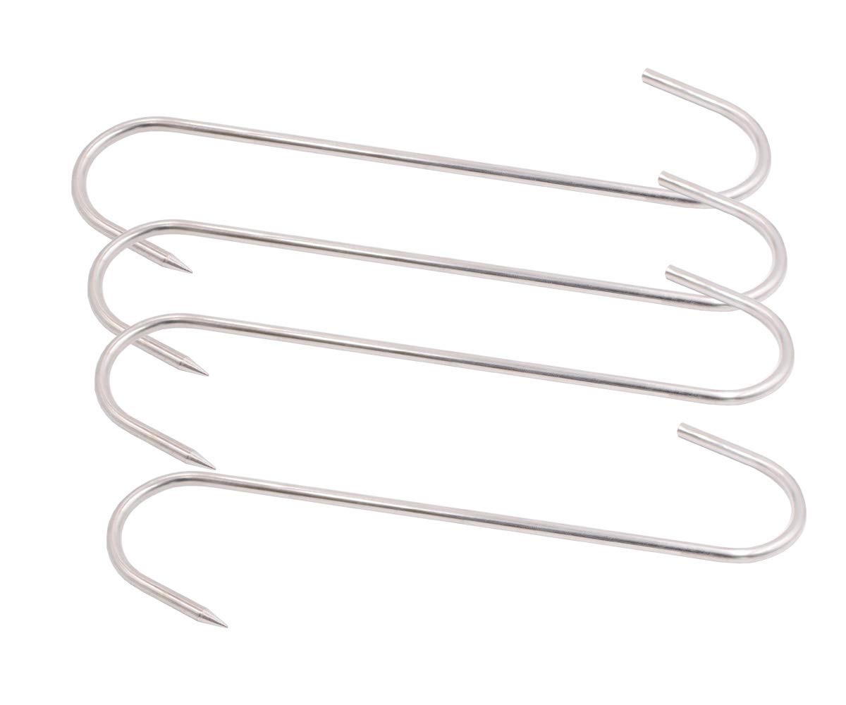 7 Inch Meat Hooks S-Hook Stainless Steel Meat Processing Butcher Hook Pot Hooks