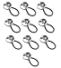 CleverLove Spring Metal Button Extenders,for Collars Cuffs Pants Dress Shirts and Maternity Wear (10-Pack)