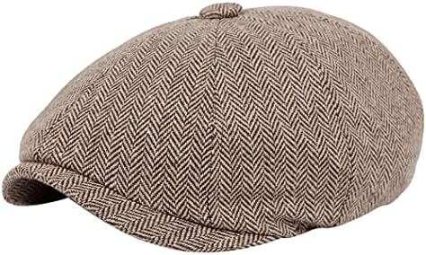Amazon.com: Newsboy Cap Baker Boy Hat Flat Caps 8 Panel  display picture 3