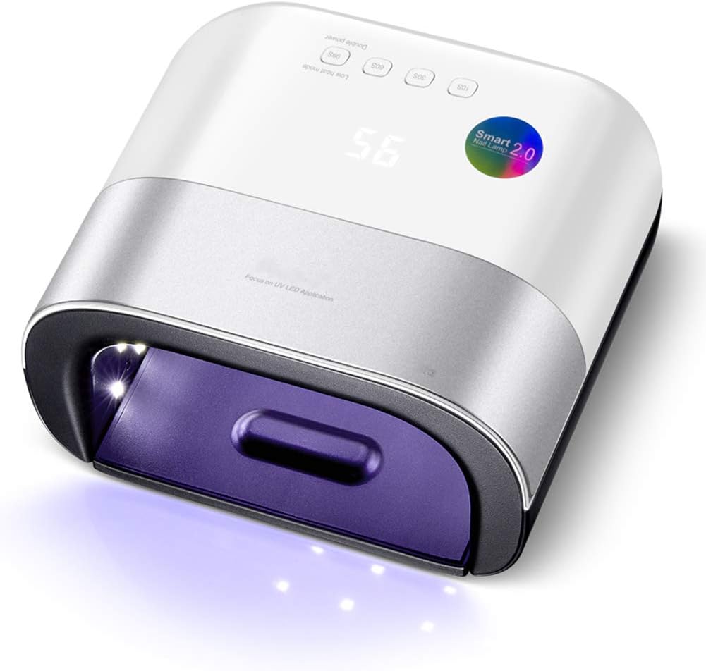 ZXCV Nail Dryer Smart 48W UV LED Nail para lámpara con Temporizador
