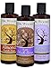 Dr. Woods Liquid Castile and Black Soap with Organic Shea Butter Variety (3 Assorted 8 Ounce Bottles)