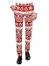 Opposuits Men's Red Christmas Suit - Festive X-Mas Holiday Nordic Outfit - Red and White Print - Includes Blazer, Pants, Tie - Size US 44