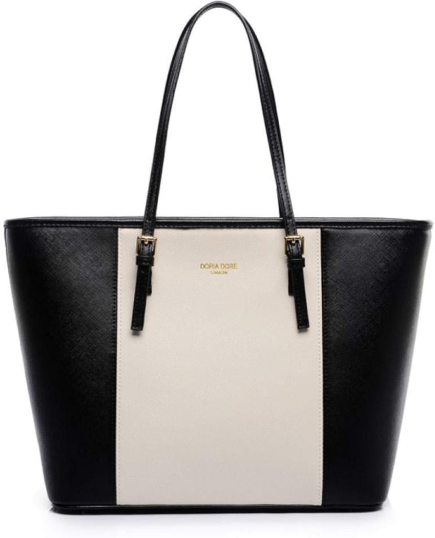 Handbags for Women Tote Bag Soft PU Leather Large Capacity Ladies Handbag Womens Top Handle Shoulder Bag For women Handbag (White)
