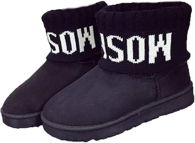 Amazon ムートンブーツ ショートブーツ レディース ブーツ 裏ボア 英字 フラット ブラック シューズ 折り筒 ボアブーツ ベルト ローヒール ブーツ ブーティ