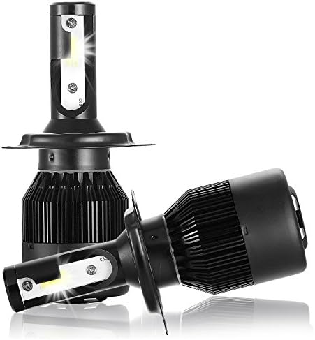 Frayagresa Automotive LED Headlight Bulbs-Automobile LED All-in-one Conversion Kits-72W/7,600LM/6,000K-1Yr Warranty(H4)