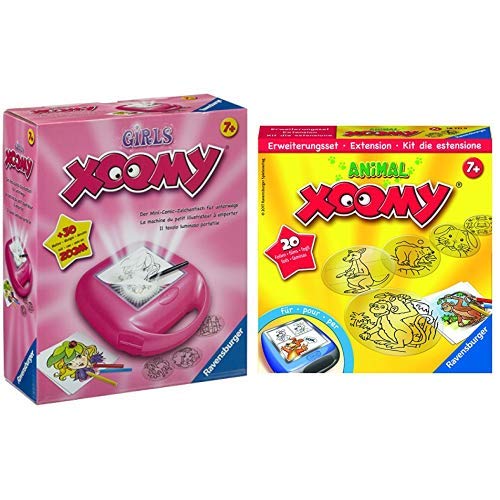 Ravensburger 18666 - Xoomy girls & Xoomy 18711 Erweiterungsset, Malset
