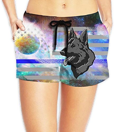 Junsung Thin Blue Line K9 Hot Summer Beach Womens Hot Shorts