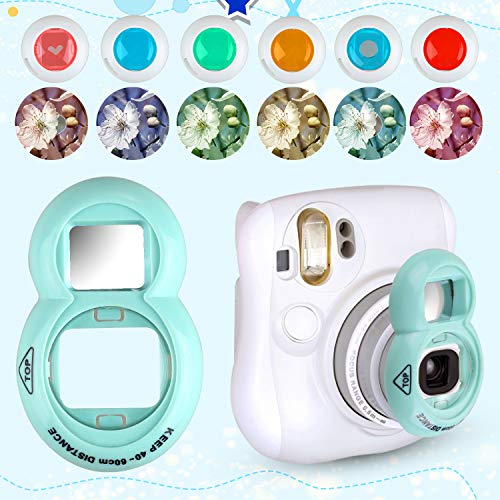 Zacro-14Pcs-Accesorios-Rosas-de-Fujifilm-para-Instax-Mini-888s9Partes-de-Bolsa-Almacenamientolbumfiltros-ColoridosMarcos-DiferentesPegatinasetc