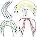 ABN Bungee Cords - 20pk Strong Assorted Small Bungee Cords with Hooks 10, 18, 20, 24, and 30in Colorful Bungee Cord Set