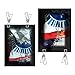 Axe Sickle 24pcs Stainless Steel Wire Clip 2.5 inch Utility Clip Pins Hanging Clip Office Fastener, Metal Wire Clip for Clothes Socks Drying.