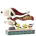 Jim Shore Peanuts Ice Skating Snoopy with Figurine