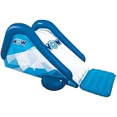 Wow Sports Cascade Inflatable Pool Slide - Blow Up Waterslide | A giant inflatable pool slide that sends riders splashing into the water.