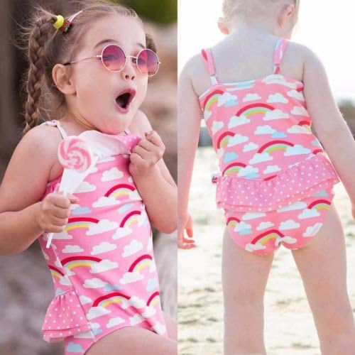 人気商品 ラランドリー Laraandloryベビー 女の子 スポーツ アウトドア 水着 ジュエリー ワンピース スイムウェア ビーチウェ スクール水着 レインボー 海水浴 海水浴 温泉 プール 水泳 記念撮影 可愛い 110 4 ５歳 B07f7vqz 新作製品 世界最高品質人気 正規