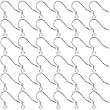 Coobbar 200Pcs/lot Jewelry Finding 925 Sterling Silver Earrings Hook Unisex Sterling Silver Jewelry Ear Hooks Earring Findings