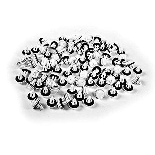 FidgetFidget 100 pcs Car Door Panel Clips with Seal Ring for BMW E36 E38 E39 E46 X5 M3 M5 Z3