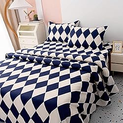 HOOBUY Soft Microfiber Printed Bed Sheets Set,All