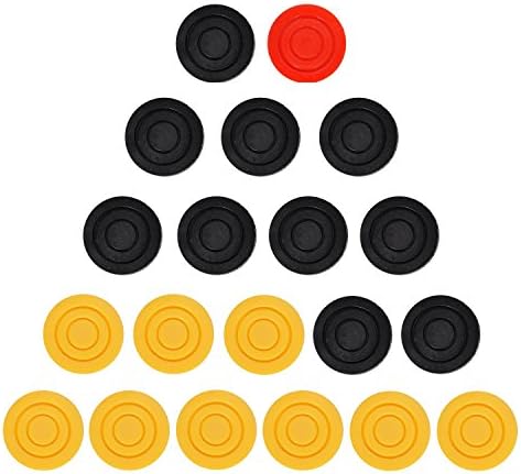 Grazzo Lightweight Kids Carrom Coins Standard Size Training Fun Multicolor 20 Small Carrom Coins